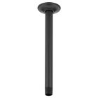 Brizo RP48986BL Essential™ 10" Ceiling Mounted Shower Arm and Flange in Matte Black