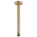 Brizo RP48986GL 10" Ceiling Mount Shower Arm And Flange In Luxe Gold