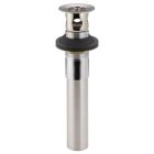 Delta RP6346SS Grid Drain Assembly with Overflow for Vessel Bathroom in Stainless