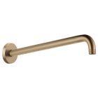 Brizo RP71648GL Essential™ 16" Linear Round Wall Mounted Shower Arm And Flange in Brilliance® Luxe Gold®
