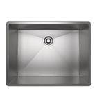 Rohl RSS2418SB Forze Single Bowl Stainless Steel Kitchen Sink in Brushed