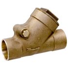 Nibco NJ740X6 Bronze Swing Check Valve, 1/2" Solder End
