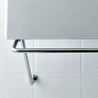 Flaminia STUB100 Acquagrande Support Bracket with Towel Holder in Polished Chrome