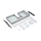Robern VFDRAWER36P Slim Drawer Insert, 34-3/16" x 3-3/4" x 15-3/8", Plumbing Drawer, Use in 36" Drawer