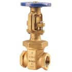 Nibco NL03L0A Bronze Gate Valve, Fire Protection OS&Y, Wheel Handle, 1" NPT Female