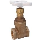 Nibco NL0J0X6 Bronze Gate Valve, w/ Non-Rising Stem, Wheel Handle, 1/2" NPT Female