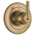 Delta T11859-CZ Trinsic® Three Function Diverter Trim with Two Individual Positions in Champagne Bronze (Rough-In Valve Sold Separately)