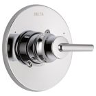 Delta T14059 Trinsic® Monitor® 14 Series Wall Mounted Single Function Pressure Balanced Trim Only in Chrome (Rough-In Valve Sold Separately)