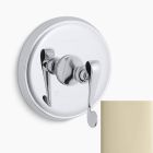 Kohler T16175-4-AF Revival Valve trim with scroll lever handle for thermostatic valve, requires valve in vibrant french gold