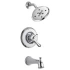 Delta T17494 Linden Monitor 17 Series H2Okinetic Tub & Shower Trim Only in Chrome (Rough Sold Separately)