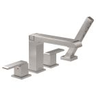 Delta T4767-SS Ara Roman Tub With Hand Shower Trim Only in Stainless (Rough Sold Separately)