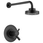 Brizo T60275-BL Jason Wu 1.75 GPM Wall Mounted Shower Trim Package with Single Function Shower Head and Tempassure H2Okinetic Technologies in Matte Black