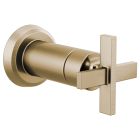 Brizo T66698-GL Levoir Sensori Volume Control Trim Cross In Luxe Gold