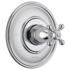 Brizo T66T038-PC Traditional Sensori Thermostatic Valve Trim - Cross In Chrome