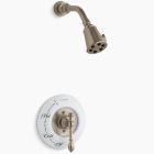 Kohler T6809-4D-BV IV Georges Brass Rite-Temp pressure-balancing shower faucet trim with lever handle, valve not included in vibrant brushed bronze