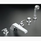 Kohler T7026-4-CP Triton Deck-mount Bath Faucet Trim in polished chrome