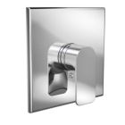 Toto TS363P#CP Oberon Square 7" Pressure Balance Valve Shower Trim in Polished Chrome