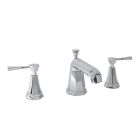 Rohl U.3141LS-APC-2 Deco Perrin & Rowe High Neck Widespread Lavatory Faucet in Polished Chrome
