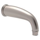 Rohl U.3605STN Georgian Era Perrin & Rowe Wall Mount C-Spout Tub Spout in Satin Nickel