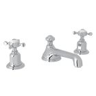 Rohl U.3706X-APC-2 Edwardian Perrin & Rowe Low Level Spout Widespread Lavatory Faucet in Polished Chrome