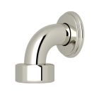 Rohl U.5397PN Edwardian Perrin & Rowe Top Return Elbow For Exposed Thermostatic Valves in Polished Nickel