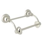 Rohl U.6448PN Holborn Perrin & Rowe Wall Mount Pivot Bar Toilet Roll Holder in Polished Nickel