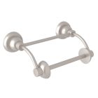 Rohl U.6448STN Holborn Perrin & Rowe Wall Mount Pivot Bar Toilet Roll Holder in Satin Nickel