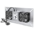 Tjernlund V2D UnderAire™ 18" H X 9" W Silver Galvanized Steel Crawl Space Fan Ventilator