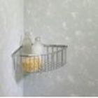 Valsan 53434CR 53434 CR Essentials Large Deep Corner Soap Basket in Chrome