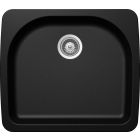Schock VALN100T097 Valley Cristadur Undermount Single Bowl Kitchen Sink In Magma - 8.5" H X 25" W X 22" D