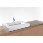 WetStyle VC30-O-1-PC-MA Cube Collection Above Counter/Semi Recessed in White Matte