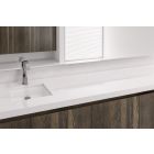 WetStyle VC815U-O-PC-MA Cube Collection Undermount Sink in White Matte