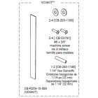 Robern VCGKIT VANITY GANGING KIT, COMPACT