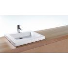 Wetstyle VCMS30-O-1-PC-G Semi-Recessed Lav Sink W/O.F. & 1 Faucet Hole