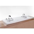 WetStyle VCS60-O-1-PC-G Cube Collection Above Counter / Semi Recess Basin in White True High Gloss