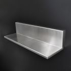 Lacava W1910H3-21 Waterblade Wall-mounted shelf 22 5/8"W, 6 1/4"D , 5 1/8" H in Brushed Stainless Steel