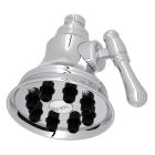 Rohl WI0123APC Edwardian 4" Mantova Adjustable Showerhead in Polished Chrome