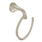 Moen YB2886BN Eva 6" Width Towel Ring in Brushed Nickel
