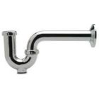 Zurn Industries Z8703B-PC Zurn 2 x 1-1/2 Semi-Cast P Trap w/Cleanout and Brass Nut