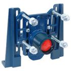 Zurn Industries ZN1203-NR4 Zurn No-Hub Adj Single Narrow Wall Siphon Jet Water Closet