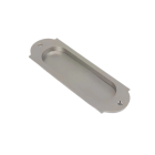Accurate Lock A2002B US15 Pocket Door Flush Pulls in Satin Nickel