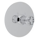 Rohl A4914IWAPC Campo 7.87" H X 7.87" W Thermostatic Valve Trim Only with Single Wheel Handle in Polished Chrome (Rough Sold Separately)