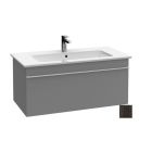 38" Wall Mounted Vanity Base 38" L X 17" W X 20 H" in Oak Graphite by Villeroy and Boch A935U1FQ (Vanity Sink Top Sold Separately)