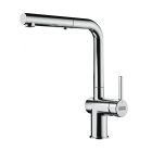 Franke ACT-PO-CHR Active 1.75 GPM Deck Mounted Single Handle Pull Out Kitchen Faucet in Polished Chrome