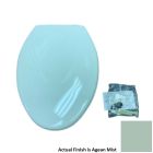 Church 380TL Elongated Plastic Toilet Seat, Closed Front with Cover in Agean Mist

