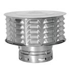 AmeriVent 3ECW ECW Series 3" Louvered Snap Lock Cap