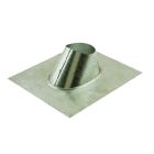 AmeriVent 5EF EF Series Standard Roof Vent Round Flashing in Galvanized