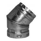 AmeriVent 6E45 E Series 6" B Vent 45 degree Adjustable Elbow