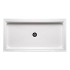 Americh A3442ST-BI 3442 Single Threshold Shower Base In Biscuit