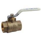 Apollo 77FLF10301 Brass Ball Valve, Full Port, Lever Handle, 1/2" NPT Female